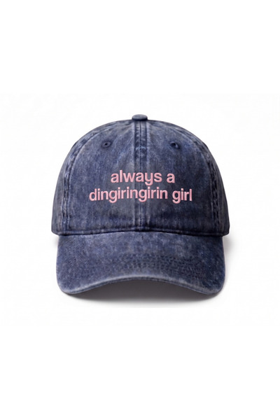 Tresore ''Always a Dingiringirin Girl'' Embroidered Washed Cap /''Always a Di...
