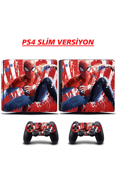 KT Decor Spider-man Playstation 4 & Dualshock Full Sticker Kaplama Seti
