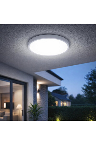 DELIGHT Outdoor ceiling light IP65 Rotunda Alba Fi300, 24W=200W, 6500K, cold ...
