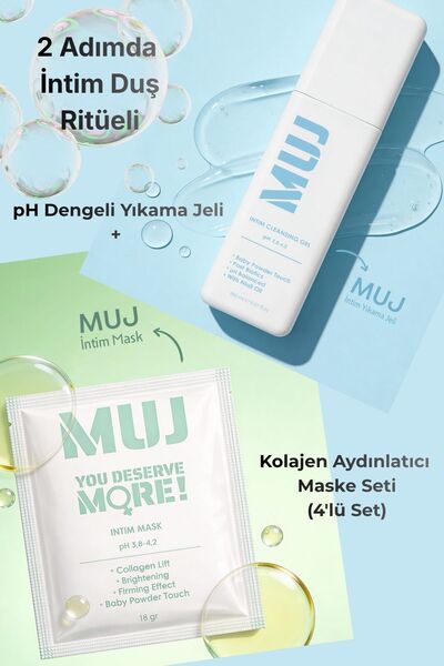 Muj Beauty Beauty Duş Rutini Seti: pH Dengeli Genital Bölge Temizleme Yıkama ...