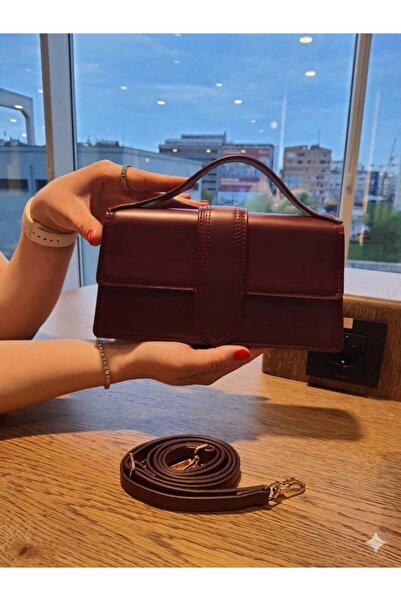 Fama London tasarım mini boy ayarlanabilir askılı deri çanta