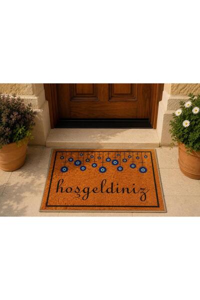 Herhis KAPI ÖNÜ RENKLİ DESENLİ PASPAS