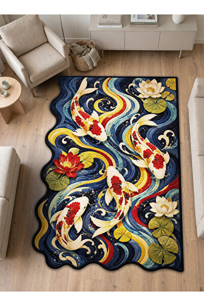 Rugs Modern Halı SDT Geometrik Akıntı Desenli Modern Dokuma Taban Dekoratif H...