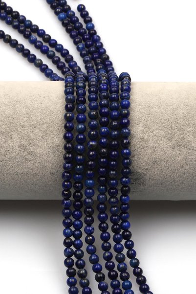 Alibaba Doğaltaş Lapis Lazuli Doğal Taş Dizi 4 mm Küre Kesim