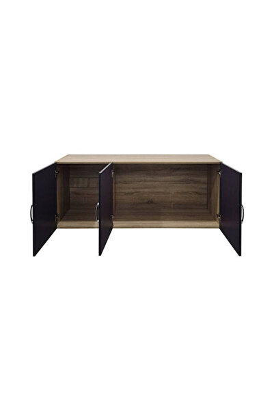 Other Πατάρι ντουλάπας τρίφυλλο Alvia pakoworld sonoma-ανθρακί 150x51x60εκ