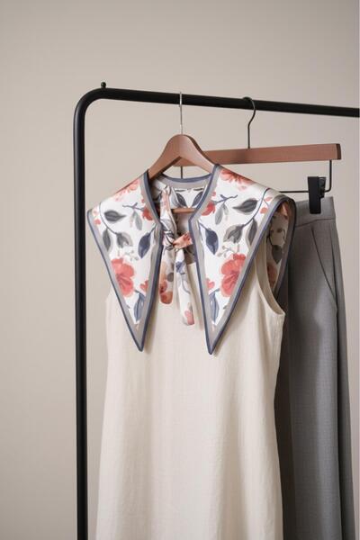 Papuçsepeti Papuç Sepeti Eșarfă elegantă de umăr pentru femei cu model floral...