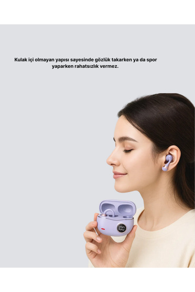 ZERO LAND FLZDGNKR Kulak Arkası Klipsli Bluetooth Kulaklık YXG10 Silikon (122...