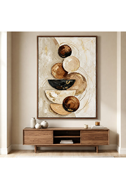 lawhat Luxurious Abstract Painting with Harmonious Circular Compositions and ...