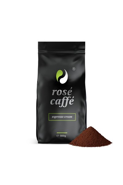 Rose Caffe Cafea Boabe/Măcinată Espresso Crema, 500g