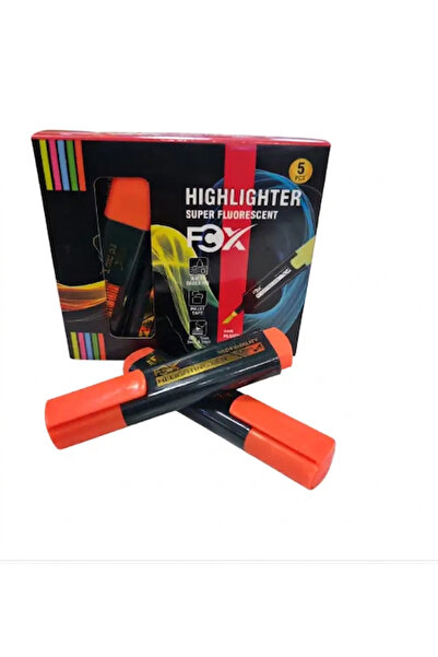 sfs elektrik Phosphorescent Pen Fc Highlighter Pen 5Pcs