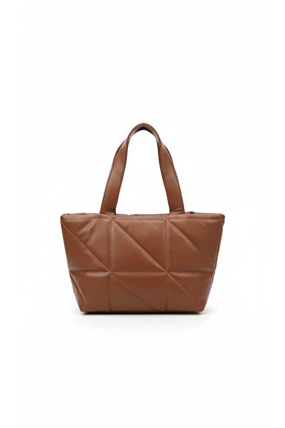 DiyMer Modern Quilted Patterned Tote Bag
