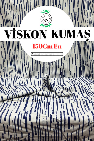 kumaş sarayı Premium Viskon Kumaş – Terletmeyen Yazlık Elbiselik Kumaş – Metr...
