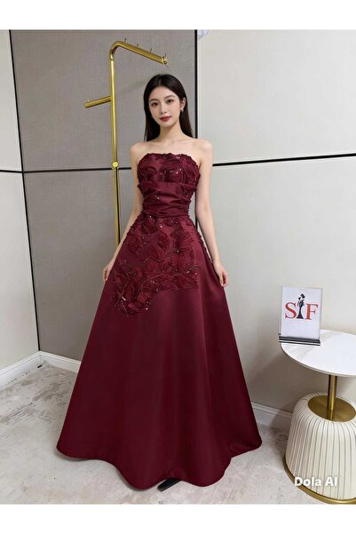 maria fashion فستان سهره جميل ميكادو