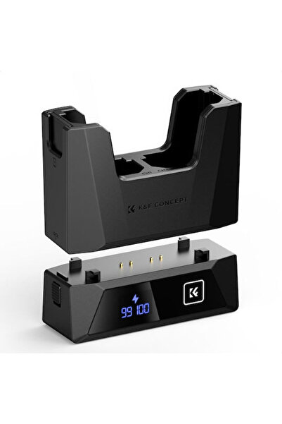 K&F CONCEPT KF28.0058 Διπλός Φορητός Φορτιστής 18W για Μπαταρία Sony NP-FZ100