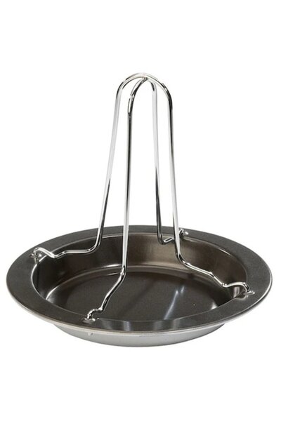 OEM Suport din oțel inoxidabil pentru pui la cuptor, 21 cm