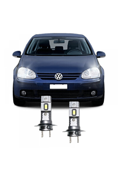 Fardoktoru VW GOLF 5 LED XENON KISA FAR AMPULÜ H7 Mini Led 2'li Set