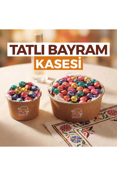 ÇITLAT ÇEREZ SHOP Ender Çikolata Çikolatin Bayram Çikolatası Renkli Dökme Mad...