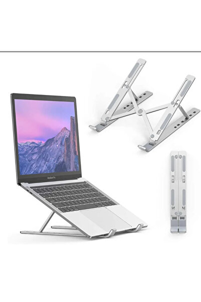 Generic Adjustable Laptop Stand, Portable Aluminium Laptop Riser Laptop Holde...