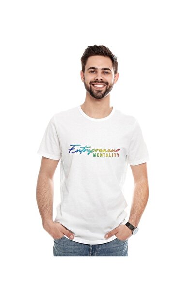 not Unisex Printed Design T-Shirt (Entrepreneur Mentality)| Round Neck Regula...