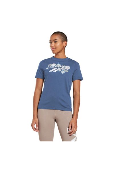 Reebok Women's Short-Sleeve T-Shirt RI Floral Tee XS