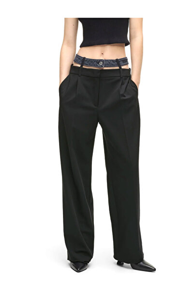 Karl Lagerfeld Γυναικείο Παντελόνι Μαύρο Jeans B1W10085-1GJ WASHED BLACK BLA