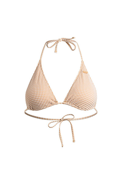 Roxy Costum de baie Gingham pentru femei - Tiki Tri Bikini Top M