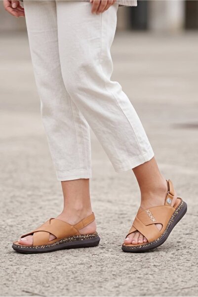 Mammamia Women's Leather Sandals D26Ys-2725