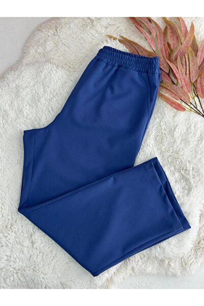 ÖZSEMODA Plus Size Women's Carrot Cut Pants