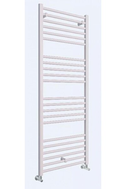 Lazzarini Radiator de baie (încălzitor de prosoape), alb, oțel, drept, Lazzar...