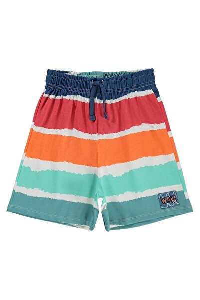 Civil Boys Colorful Wave Shorts for 10-13 Years Old - Off-White