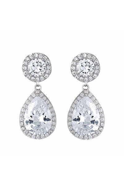 Raizel Long earrings with Stone-Embellished , Angelina
