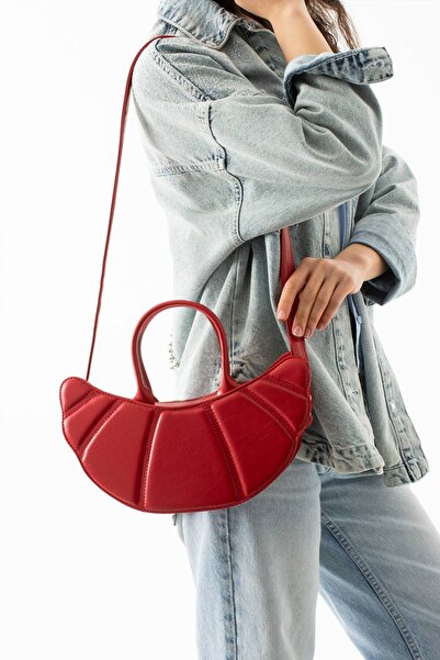 WİKİDAYS.S MODA TRENDİ Croissant Model Medium Size Hand and Shoulder Bag with...