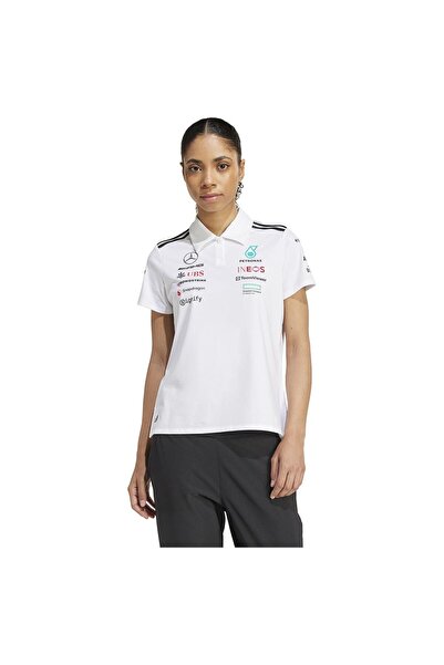 adidas Femei& # Tricou polo cu mânecă scurtă x27;s - Echipa Mercedes-AMG Petr...