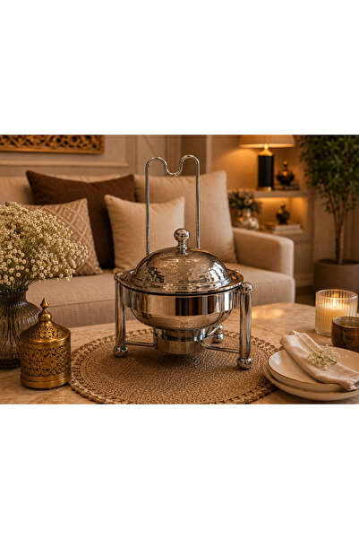 sahal aloula Luxury Steel Buffet Server Warmer Chafing Dish |   Keep Food Hot...