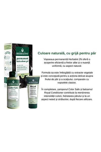 Herbatint 2N hair dye care package