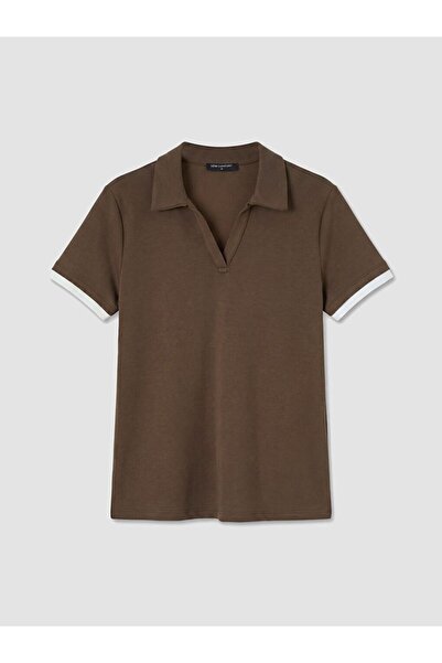 LC Waikiki تي شيرت LCW كومفورت بولو كاروهات للسيدات