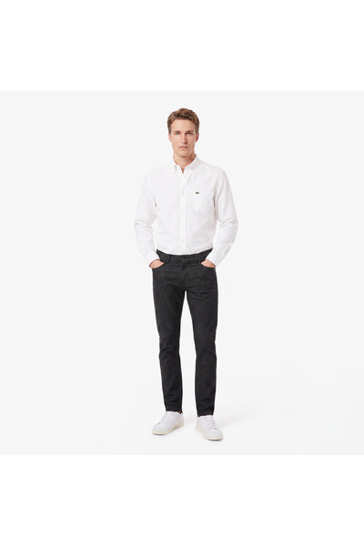 Lacoste Erkek Slim Fit Siyah Chino Pantolon