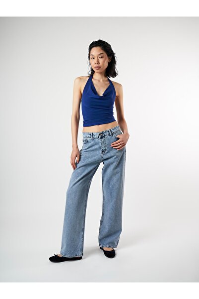 citycenterfashion Waist Belted Bridge Belted Five Pocket Stoned Palazzo Jean ...