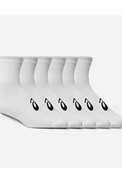 Asics 6 PACK QUARTER SOCK Beyaz Koşu Çorabı 3033C303-100