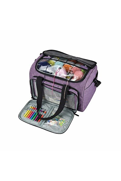 iğne izi Fully Equipped Knitting Set with Bag - Handicraft and Sewing Supplie...