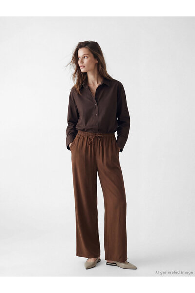 LC Waikiki Pantaloni de damă cu talie elastică