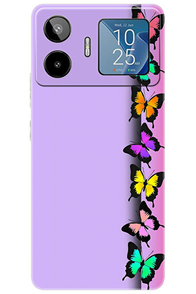 General Mobile GM 26 PRO 5G (G903) Uyumlu Kılıf Desen Baskılı Silikon Kelebek...