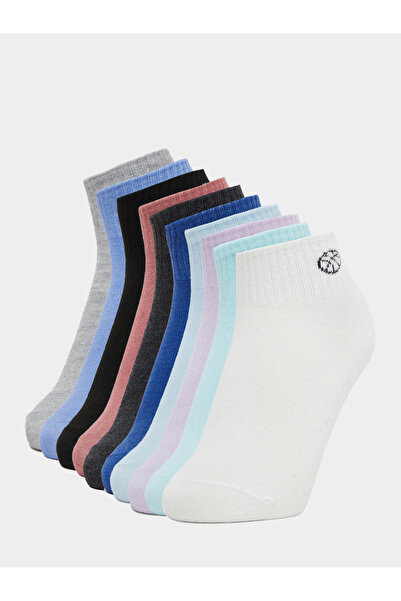 Styli Pack of 10 - Kids Cotton Blend Ankle Socks