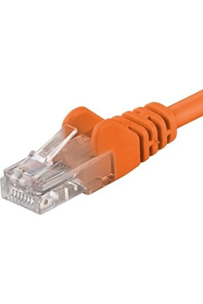 PremiumCord Cablu patch UTP RJ45-RJ45 Cat5e 0.5m portocaliu