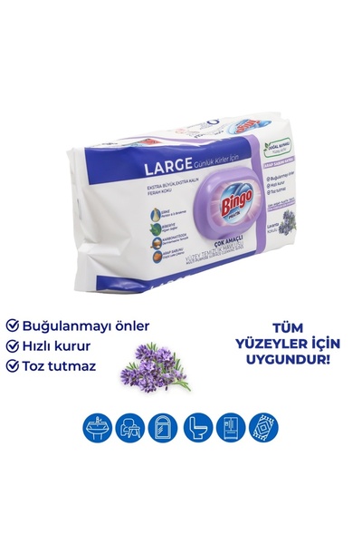 Bingo Yüzey Havlusu Lavanta 96 lı X 1 Paket