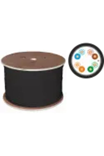 Alantec Cablu F/UTP cat.5e PE 4x2x24AWG 500m exterior uscat