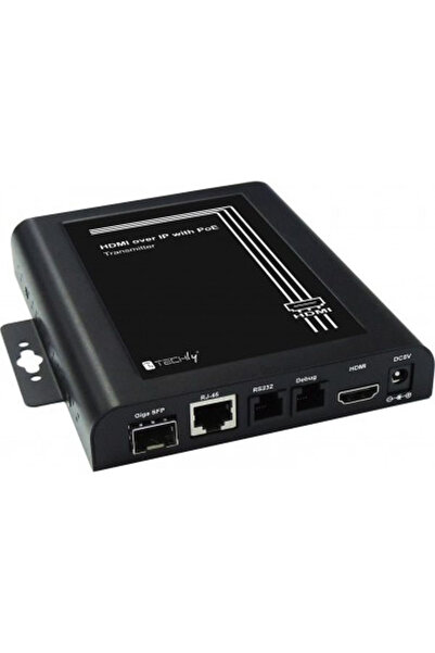 Techly IDATA EXTIP-VW extender/transmițător HDMI prin IP cu funcție de videow...
