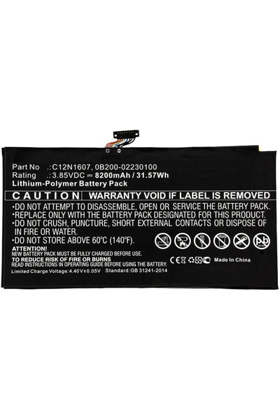 CoreParts Baterie laptop pentru Asus 31.57Wh 3.85V 8200mAh 31.57Wh Li-Pol 3.8...