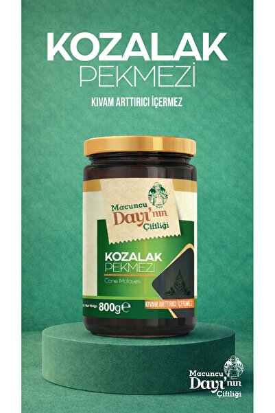 Macuncu Dayı'nın Çiftliği Doğal Kozalak Pekmezi 800 G Yoğun Aromalı Özel Seri