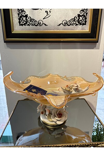 MURANO İtalyan Kristal Gondol Şekerlik